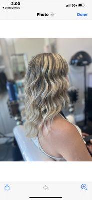 Balayage teasy lights