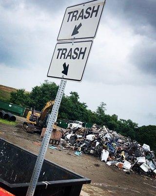 Waste Management Dump Run Dumpsters. Eastern Sanitary Landfill. Junk Removal Hauling Trash