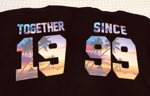 Couple's shirts