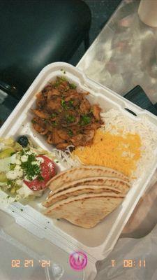 Shawarma plate