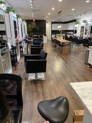 Beautiful clean salon