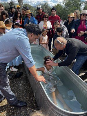 Easter baptism