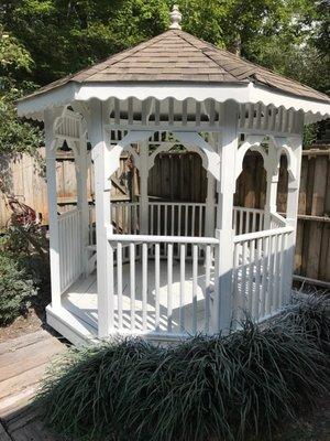 Gazebo painted 2017