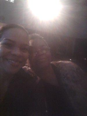 Me and my mum at the show