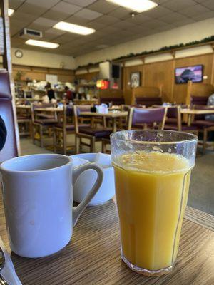 Coffee and Orange Juice