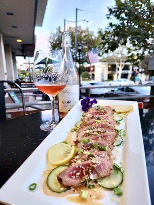 Rose & Ahi Tuna.