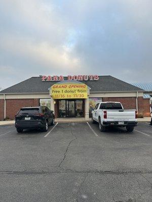 Storefront and a drive thru