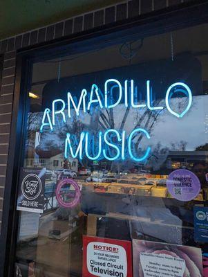 Classic Armadillo neon sign