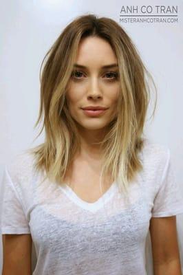 Pictures of what I showed her, how i wanted my hair...notice how long the front is