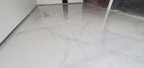 Marble metallic floor system