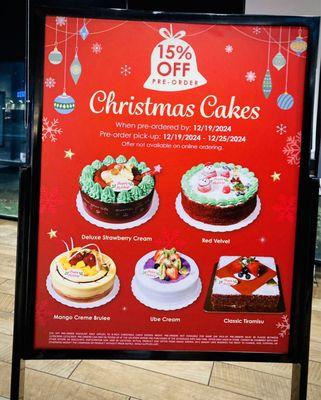 Christmas cakes special