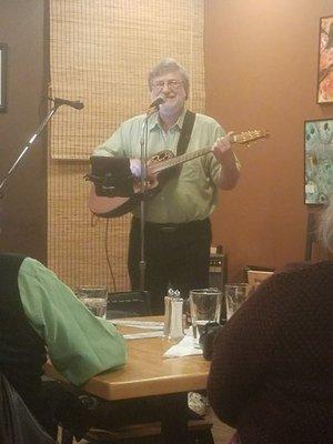 Open Mic Mondays... Frank Gibes performing