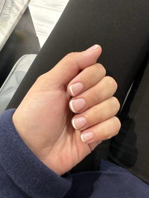 Gel French manicure