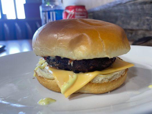 Lamb Chapli Kabab Burger