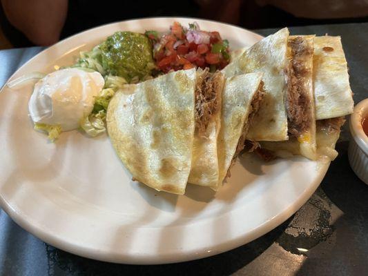 Brisket quesadillas (half order)