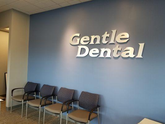 Reception area of Gentle Dental Norwood.