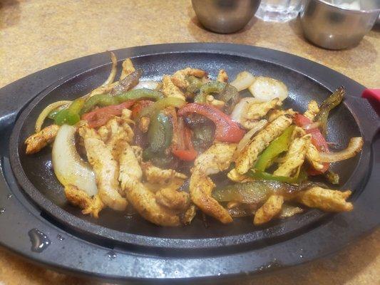 Chicken fajitas