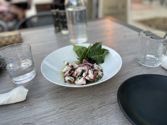 Octopus ceviche