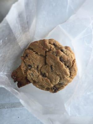 Today's scone and a chocolate chip cookie.