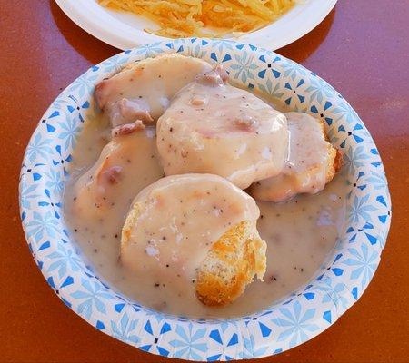 Biscuits and gravy