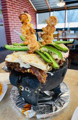 This was so good! "Molcajete"