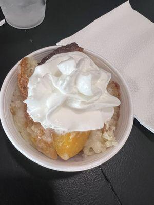 Peach cobbler