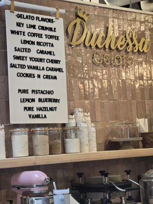 Gelato Section