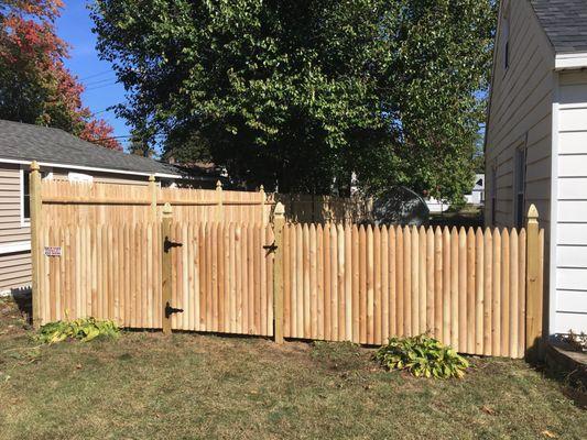 New fence