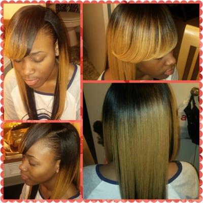 Partial sew in....