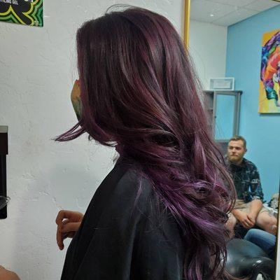 Violet Balayage