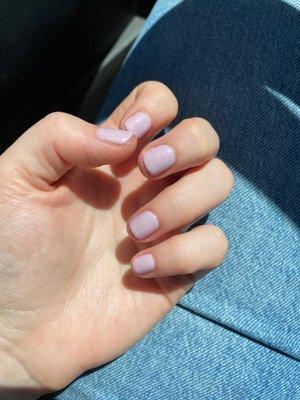 Gel manicure