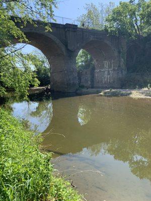 Lovely former train bridge