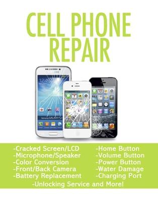 Cell for Cash Cell Phone Repair List