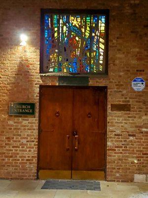 Village Lutheran Church entrance - (18th January 2020)