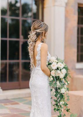 Wedding updo by Michael's Couture Salon