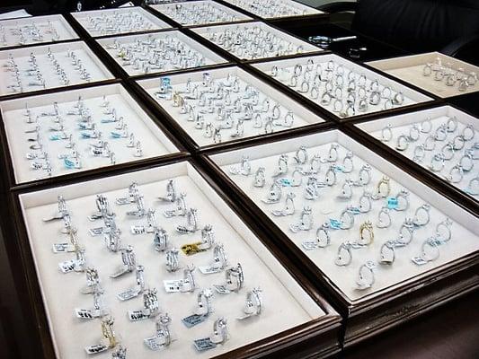 Hundreds of rings to chose from