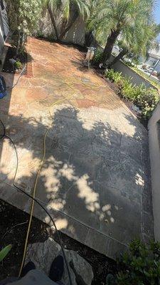 Clean and seal vs bottom dirty patio