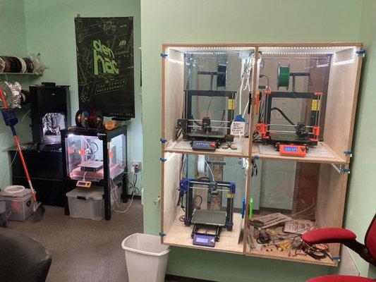 3d printer room