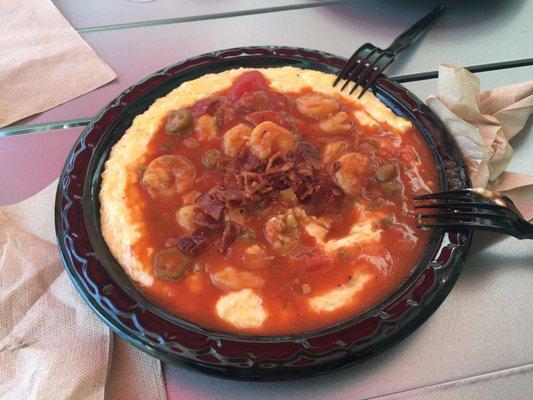 Shrimp and grits.