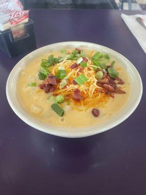 Loaded potato soup