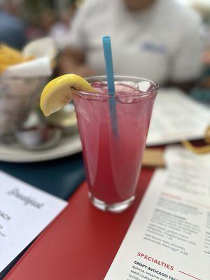 Fresh Pressed Prickly Pear Lemonade