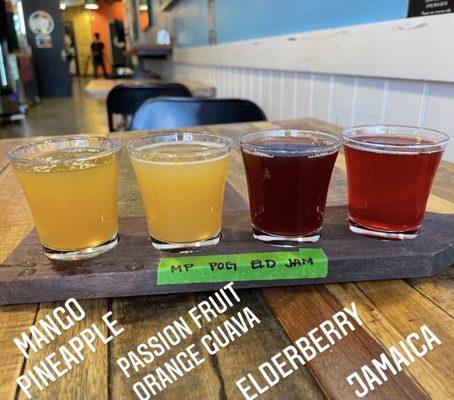 Kombucha flight