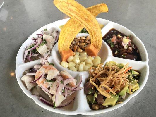 Ceviche Sampler