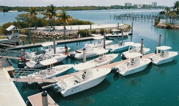 Wide variety of fleet for all boating activities!