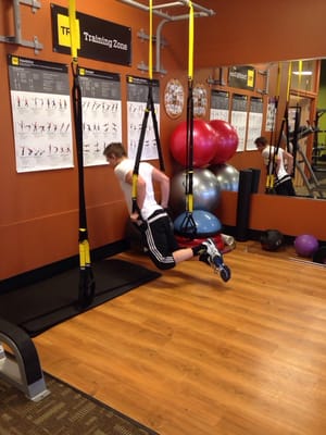 Cory is a rock star on the TRX