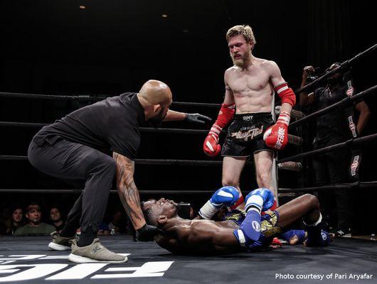 SIMT assistant coach Nathan Good trains himself as well as others at Staten Island Muay Thai. (Photo courtesy of Pari Aryafar).