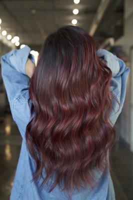 Garnet Ombre-  Balayage