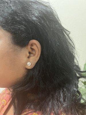 Earrings and ring