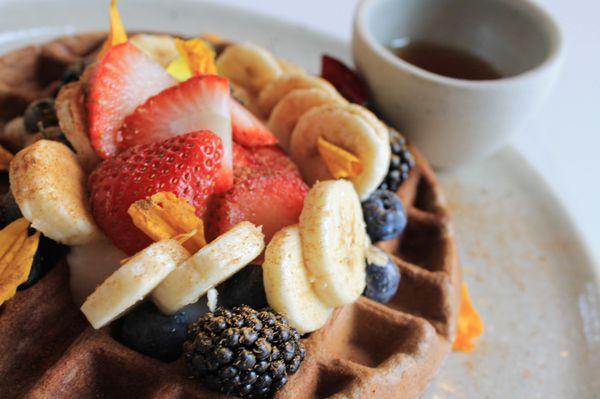 Almond Flour Cacao Waffle