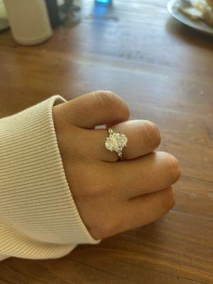 My gorgeous engagement ring!